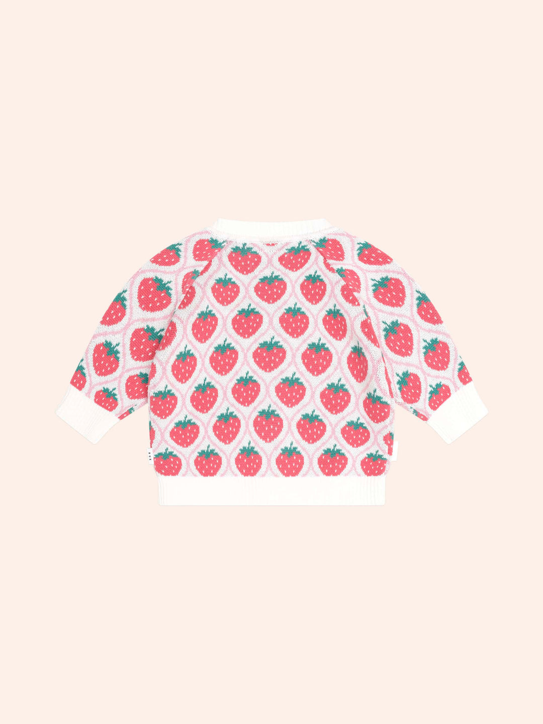 Huxbaby Strawberry Fields Cardi in Strawberry - photo 4 of 5