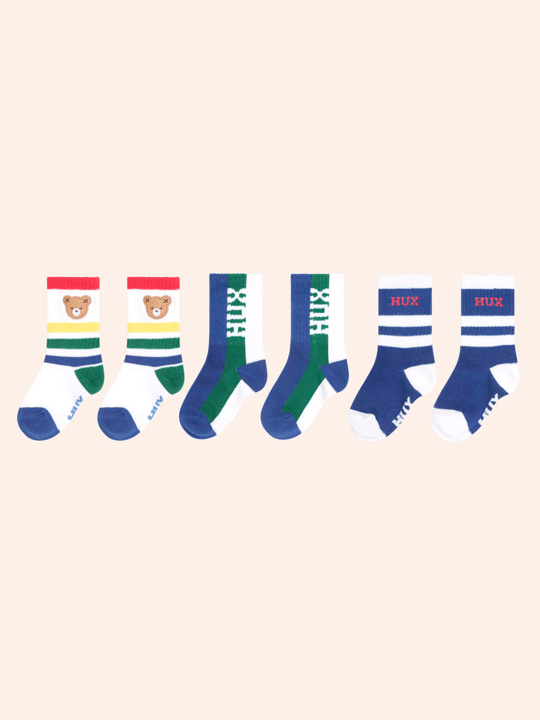 Huxbaby 3Pk Boys Sports Socks in Multi - photo 1 of 11