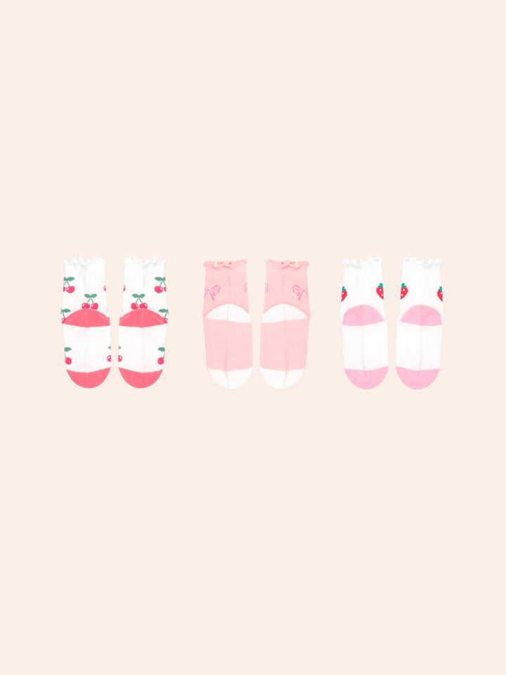 Huxbaby 3Pk Girls Frill Socks in Multi - photo 2 of 10