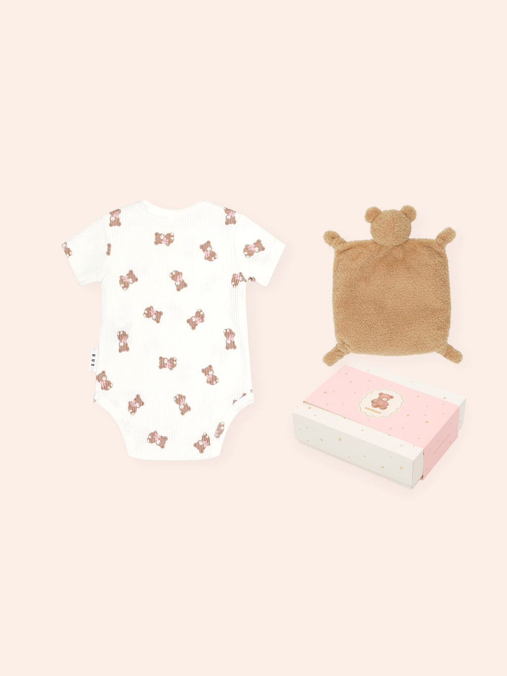 Huxbaby Tumbling Bow Huxette 2Pc Box Set in Almond Milk - photo 2 of 3