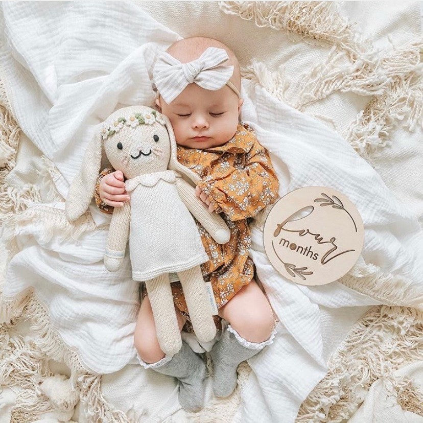 Hannah The Bunny (Ivory) (20") by Cuddle &amp; Kind - image 5