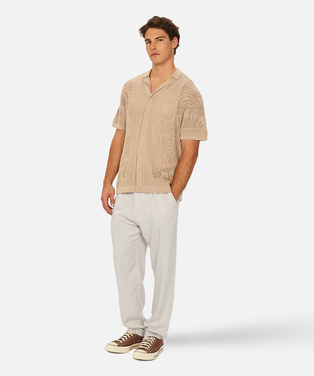 Industrie - The Barreto S/S Shirt - Flax