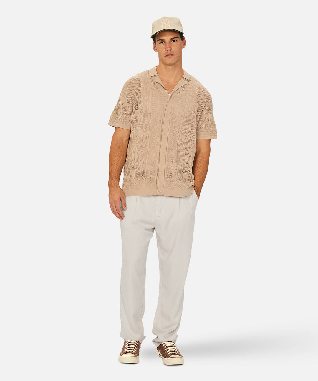 Industrie - The Barreto S/S Shirt - Flax