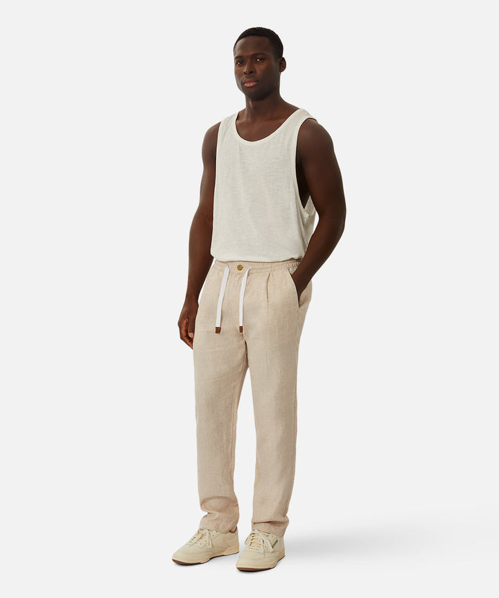 Industrie - The Capri Linen Pant - Wheat