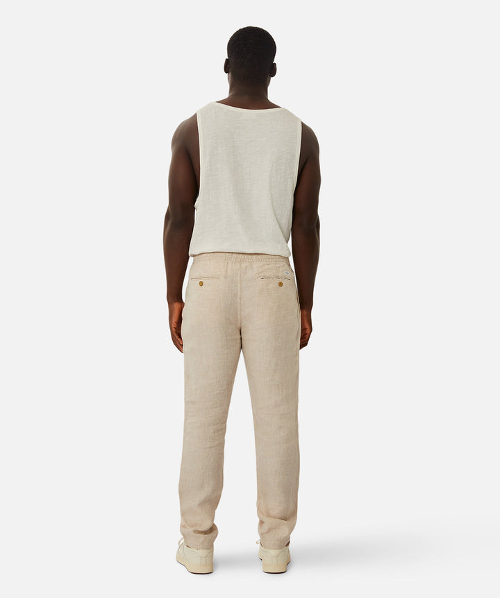 Industrie - The Capri Linen Pant - Wheat