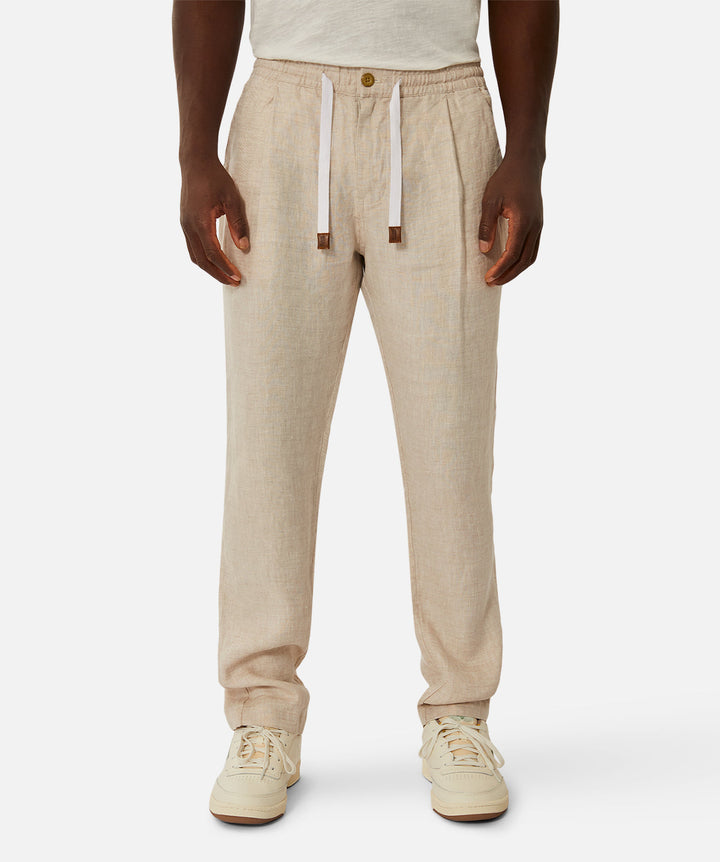 Industrie - The Capri Linen Pant - Wheat