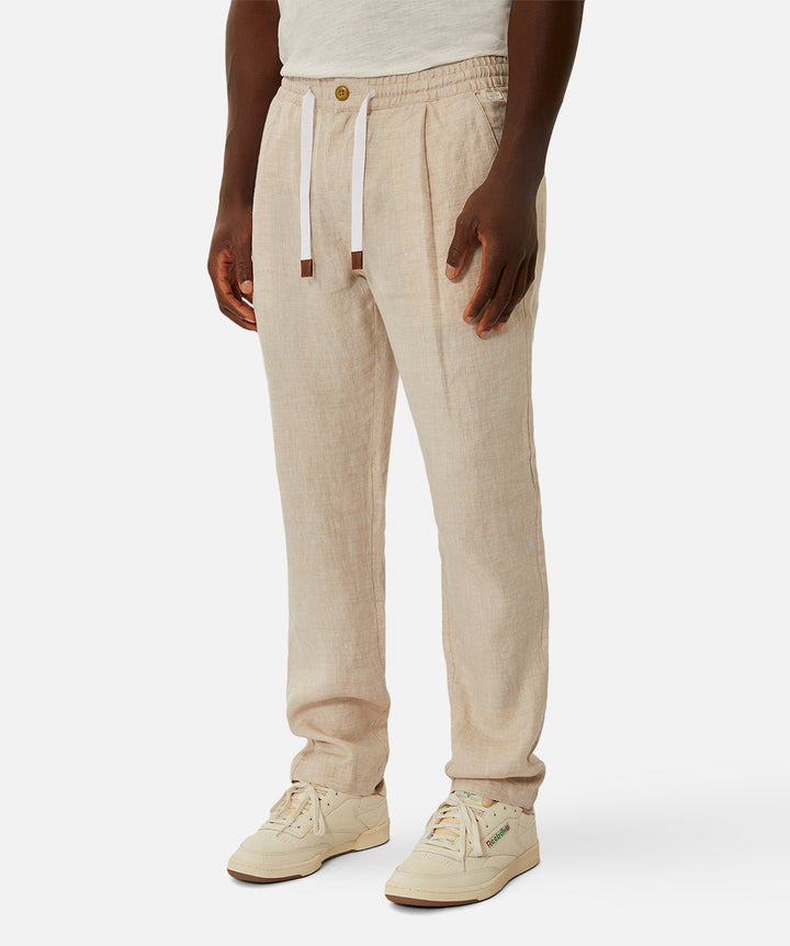 Industrie - The Capri Linen Pant - Wheat