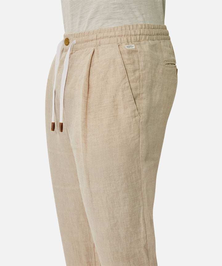 Industrie - The Capri Linen Pant - Wheat