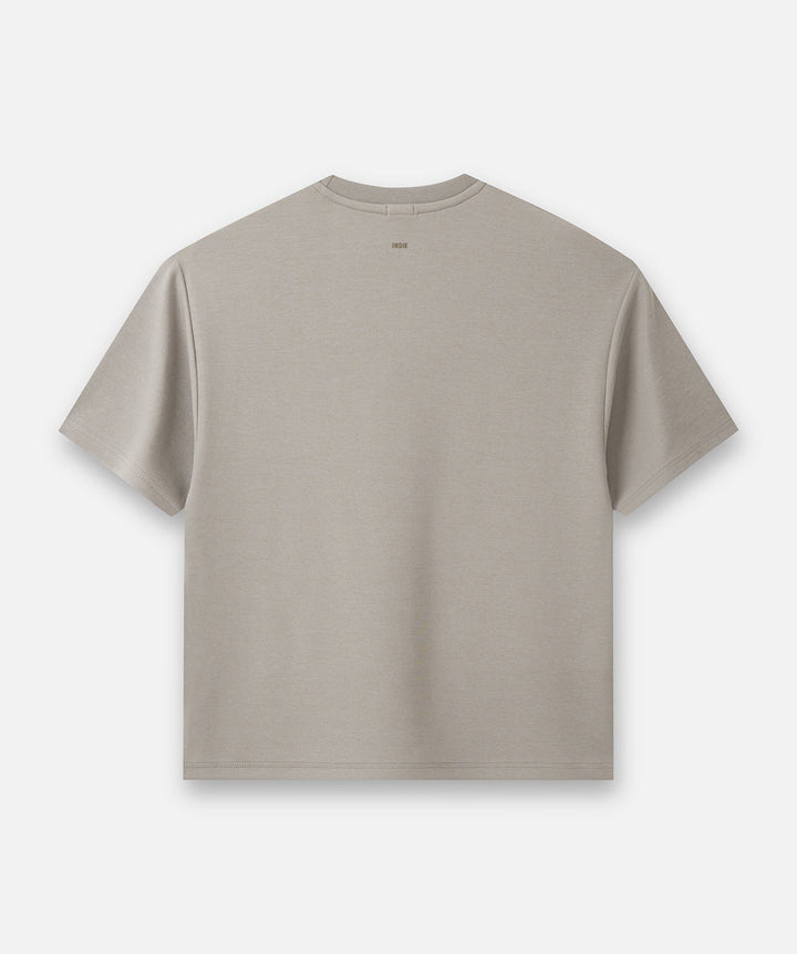 The Indie Newport Tee in Rock - back
