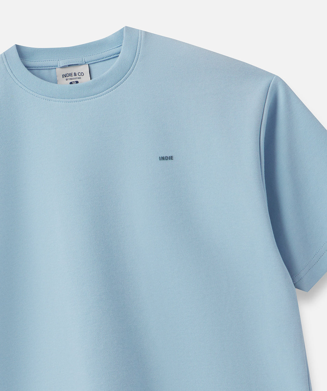 The Indie Newport Tee in Day Blue - back