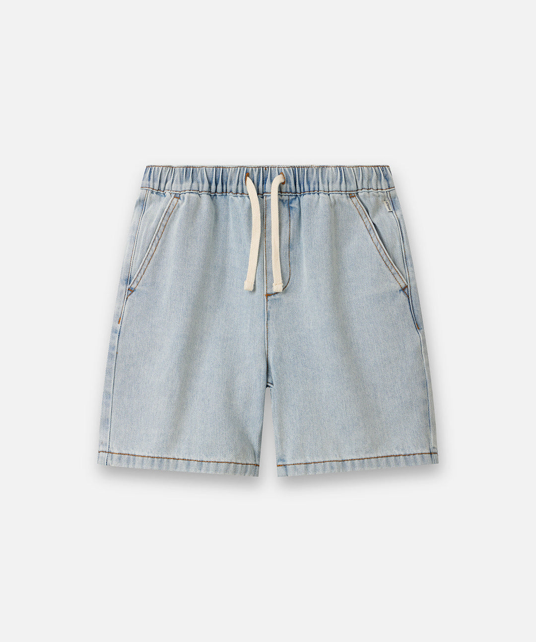 Industrie Kids The Porter Denim Short (8-16) in Cali Blue, front