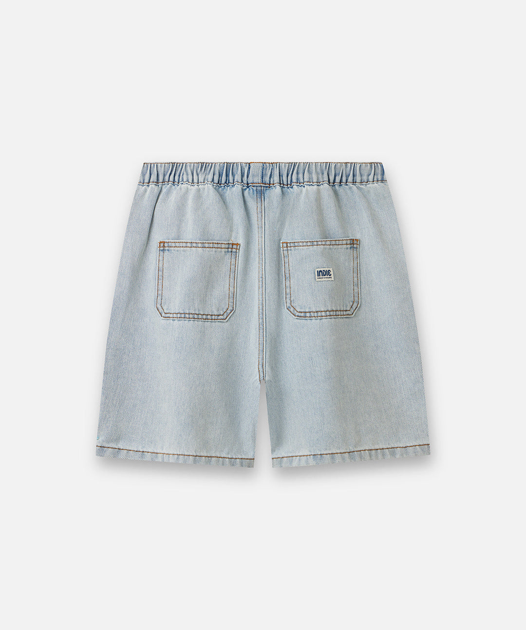Industrie Kids The Porter Denim Short (3-7) in Cali Blue, view 3