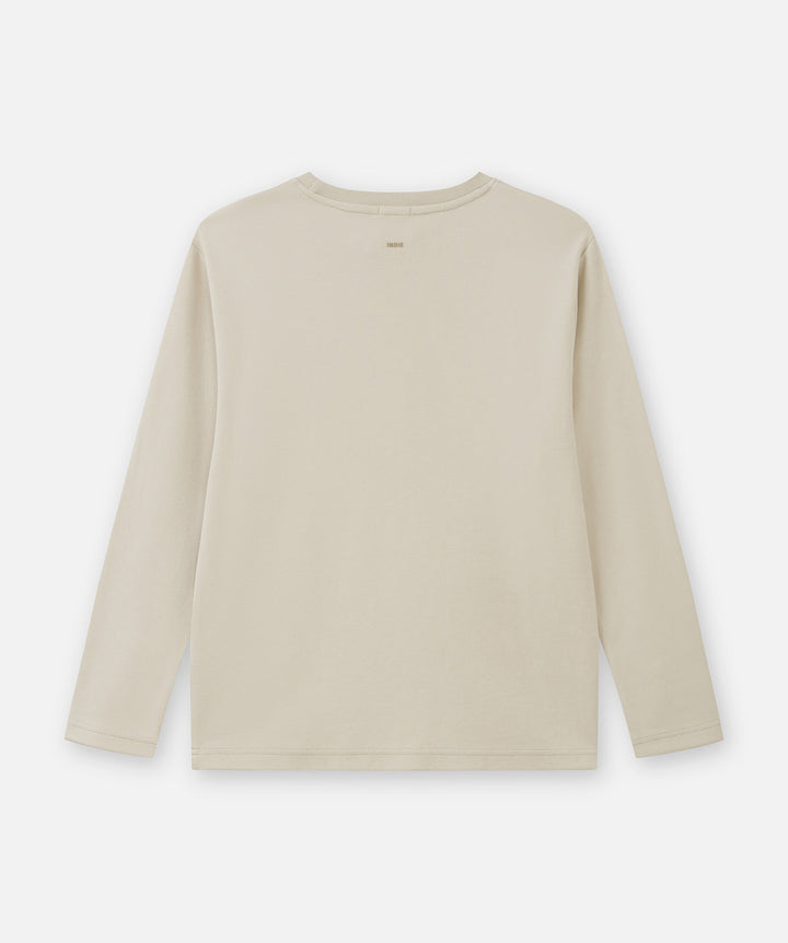 Industrie Kids - The Indie Newport L/S Tee (3-7) - Grain