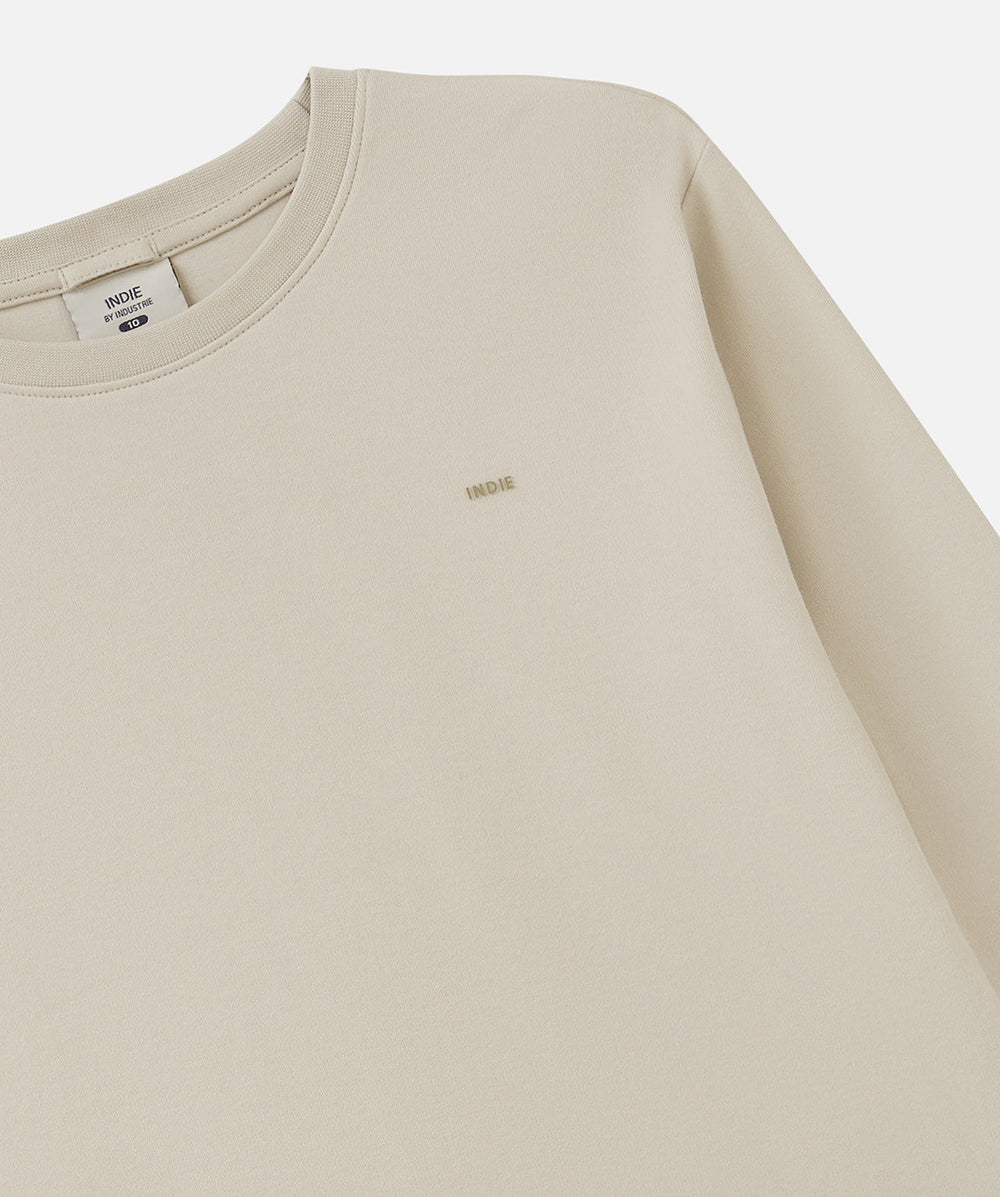 Industrie Kids - The Indie Newport L/S Tee (3-7) - Grain