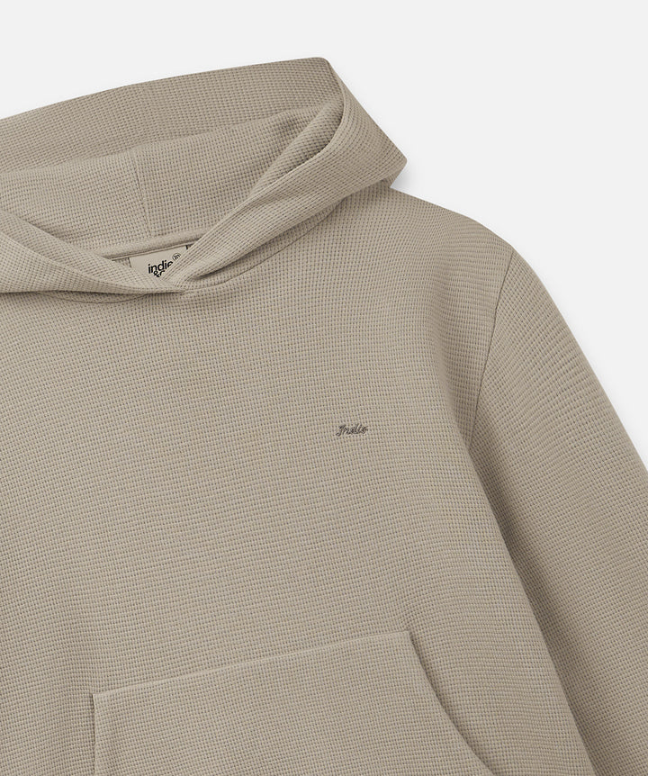 Industrie Kids - The Jackson Waffle Hoodie - Mushroom
