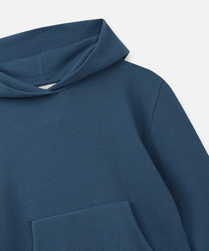 Industrie Kids - The Jackson Waffle Hoodie - Wash Ocean