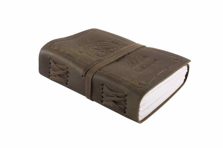 Indepal Compass Leather Journal 5x7 - Charcoal - image 1