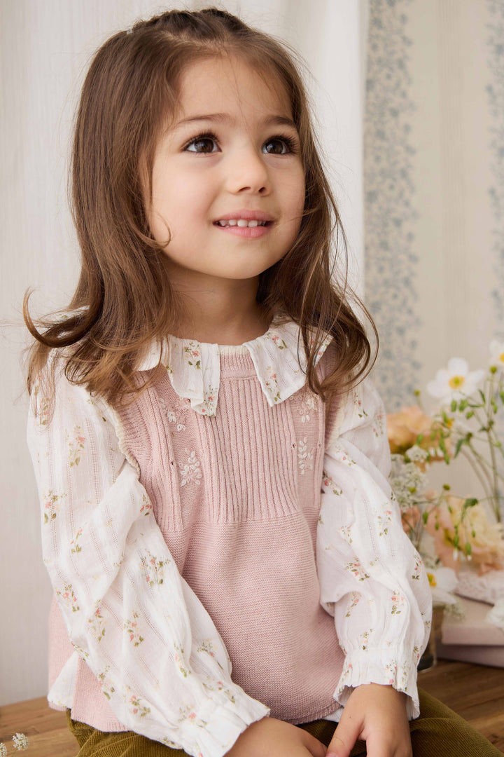 Jamie Kay Abbie Knitted Top - Sweetpea Marle Abbie Flower