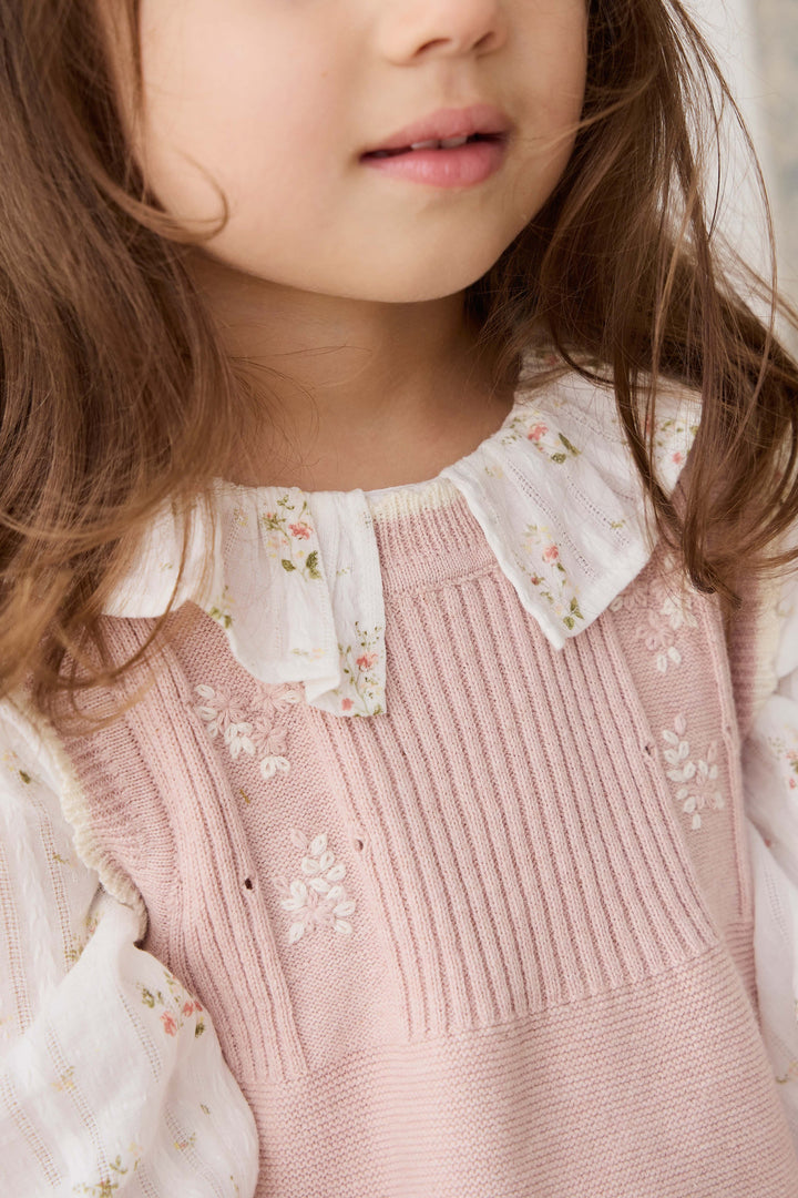 Jamie Kay Abbie Knitted Top - Sweetpea Marle Abbie Flower