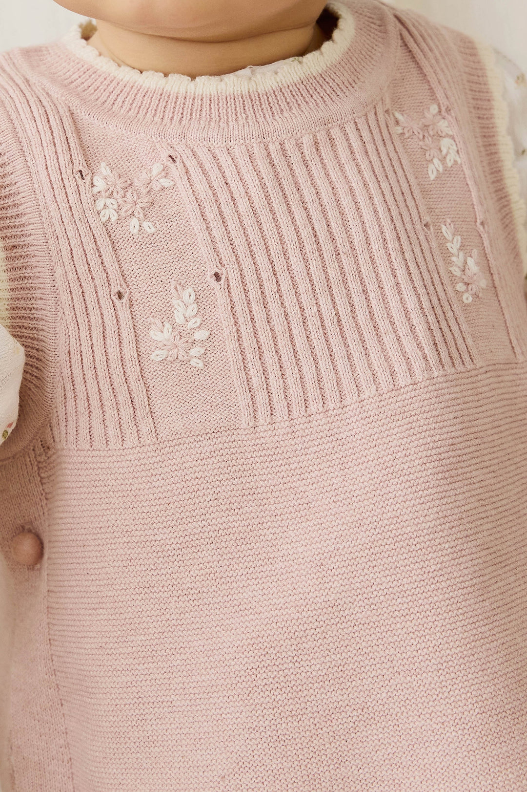 Jamie Kay Abbie Knitted Top - Sweetpea Marle Abbie Flower