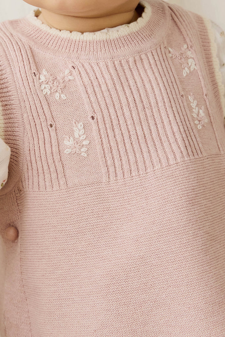 Jamie Kay Abbie Knitted Top - Sweetpea Marle Abbie Flower