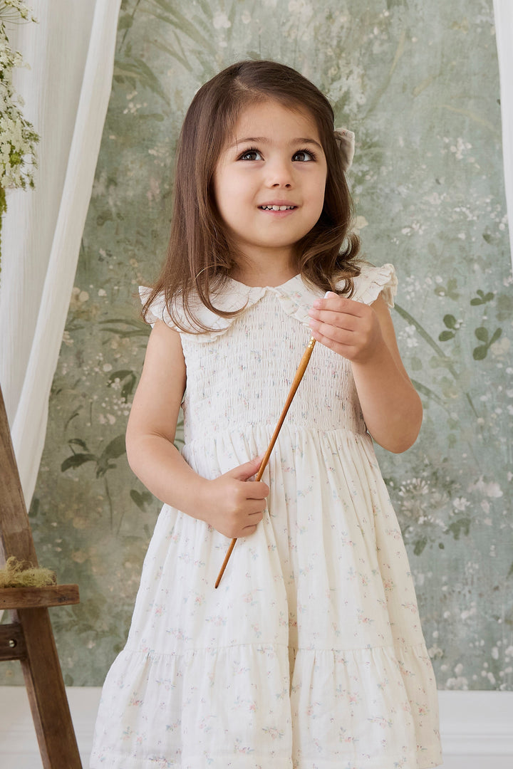 Jamie Kay Organic Cotton Muslin Christabel Dress - Solange Snow