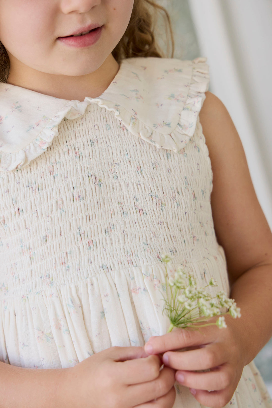 Jamie Kay Organic Cotton Muslin Christabel Dress - Solange Snow