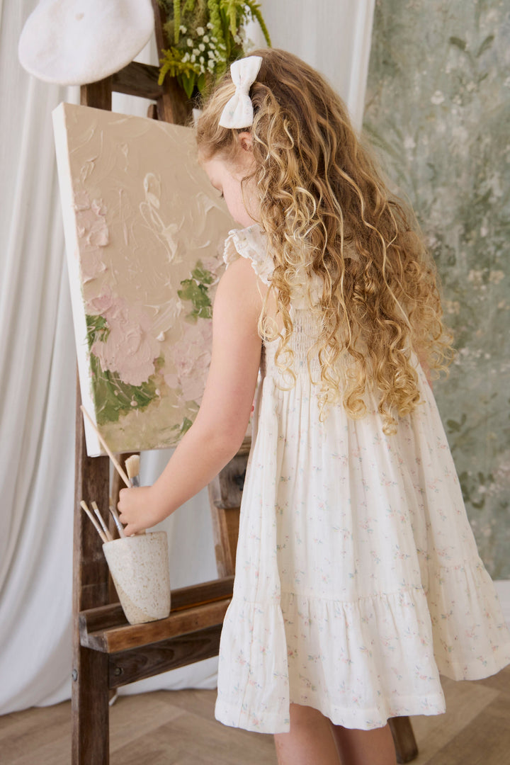 Jamie Kay Organic Cotton Muslin Christabel Dress - Solange Snow