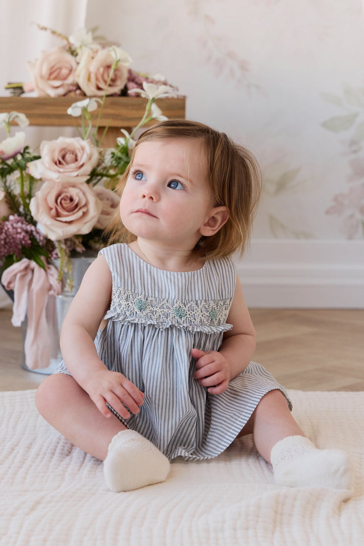 Jamie Kay Organic Cotton Gracen Playsuit - Harbour Stripe