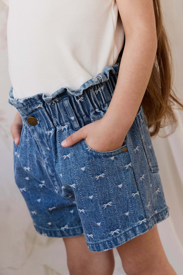 Jamie Kay Kora Short - Amour Bows Denim