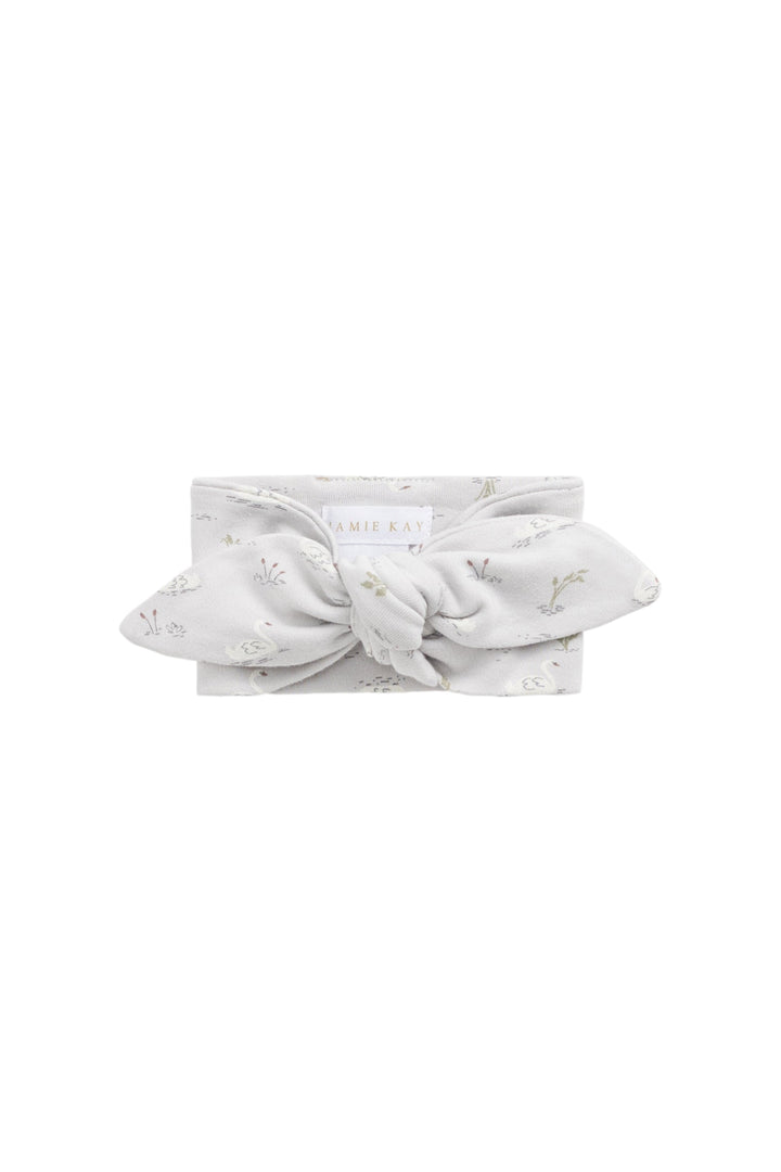 Jamie Kay Organic Cotton Headband - Swanning Dawn Blue