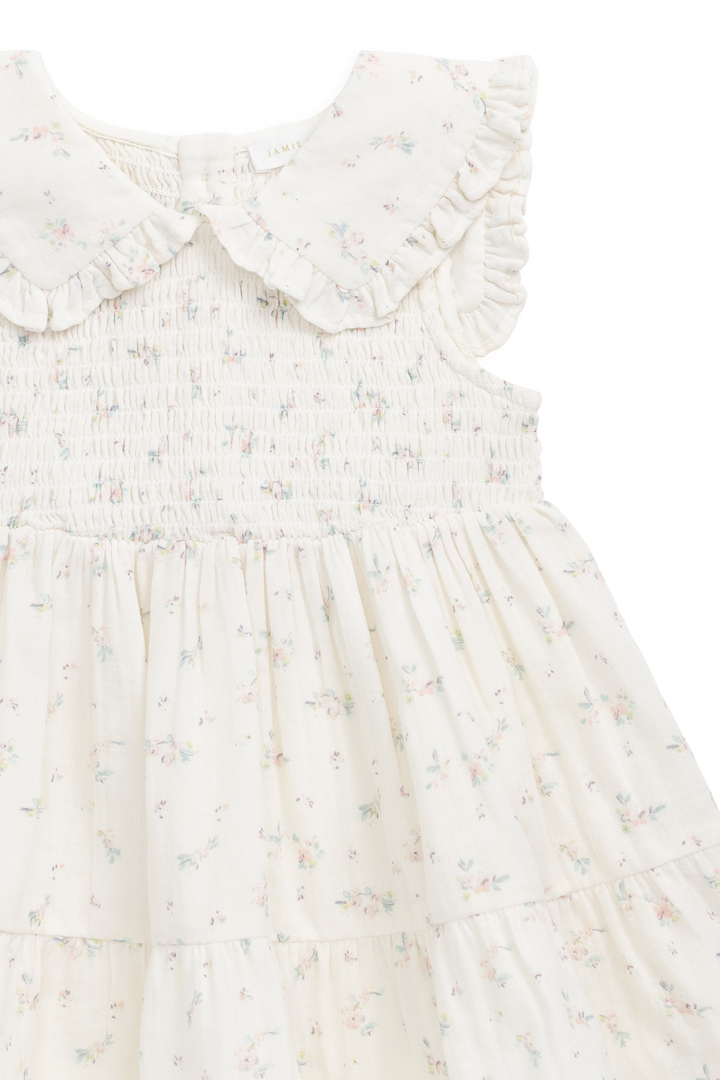 Jamie Kay Organic Cotton Muslin Christabel Dress - Solange Snow