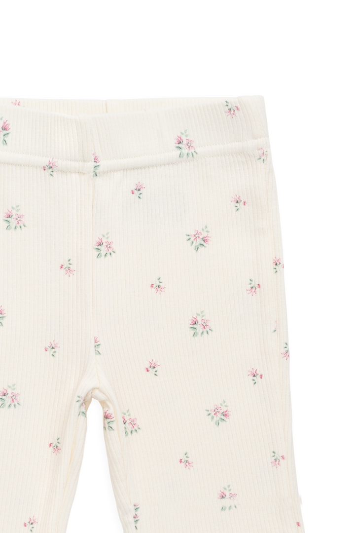 Jamie Kay Organic Cotton Rib Winslet Pant - Emma Whisper