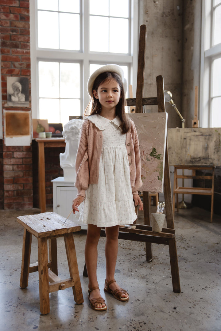 Jamie Kay Organic Cotton Muslin Christabel Dress - Solange Snow