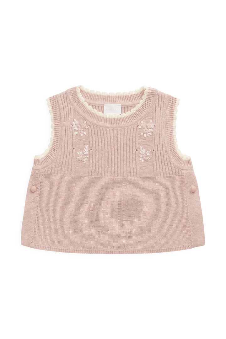 Jamie Kay Abbie Knitted Top - Sweetpea Marle Abbie Flower