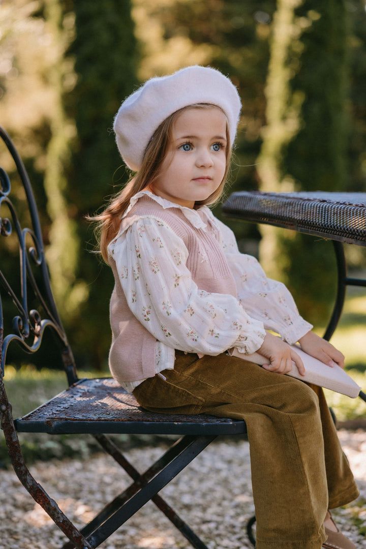 Jamie Kay Abbie Knitted Top - Sweetpea Marle Abbie Flower