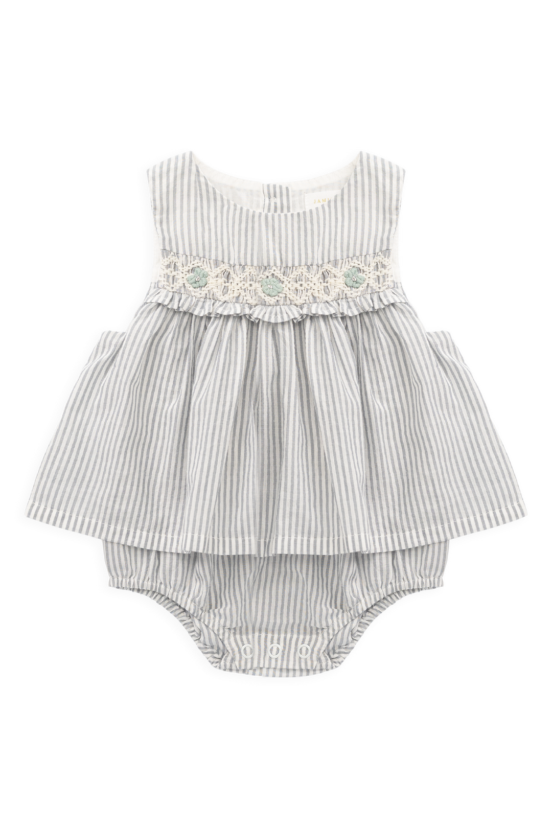 Jamie Kay Organic Cotton Gracen Playsuit - Harbour Stripe