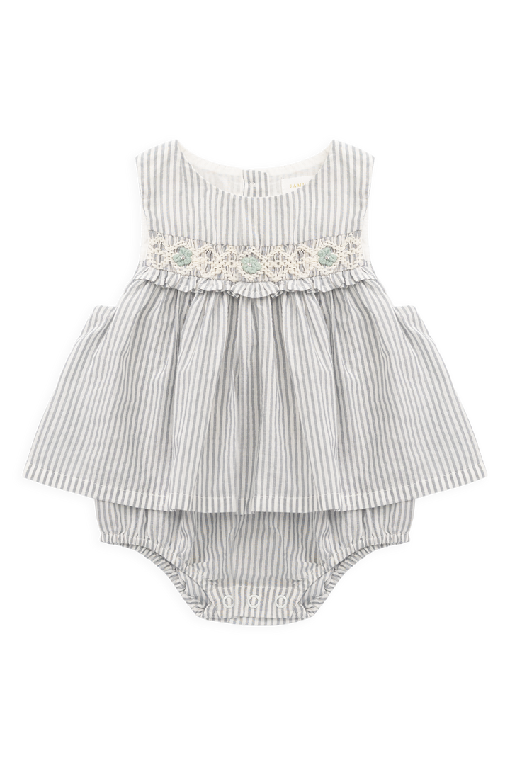 Jamie Kay Organic Cotton Gracen Playsuit - Harbour Stripe