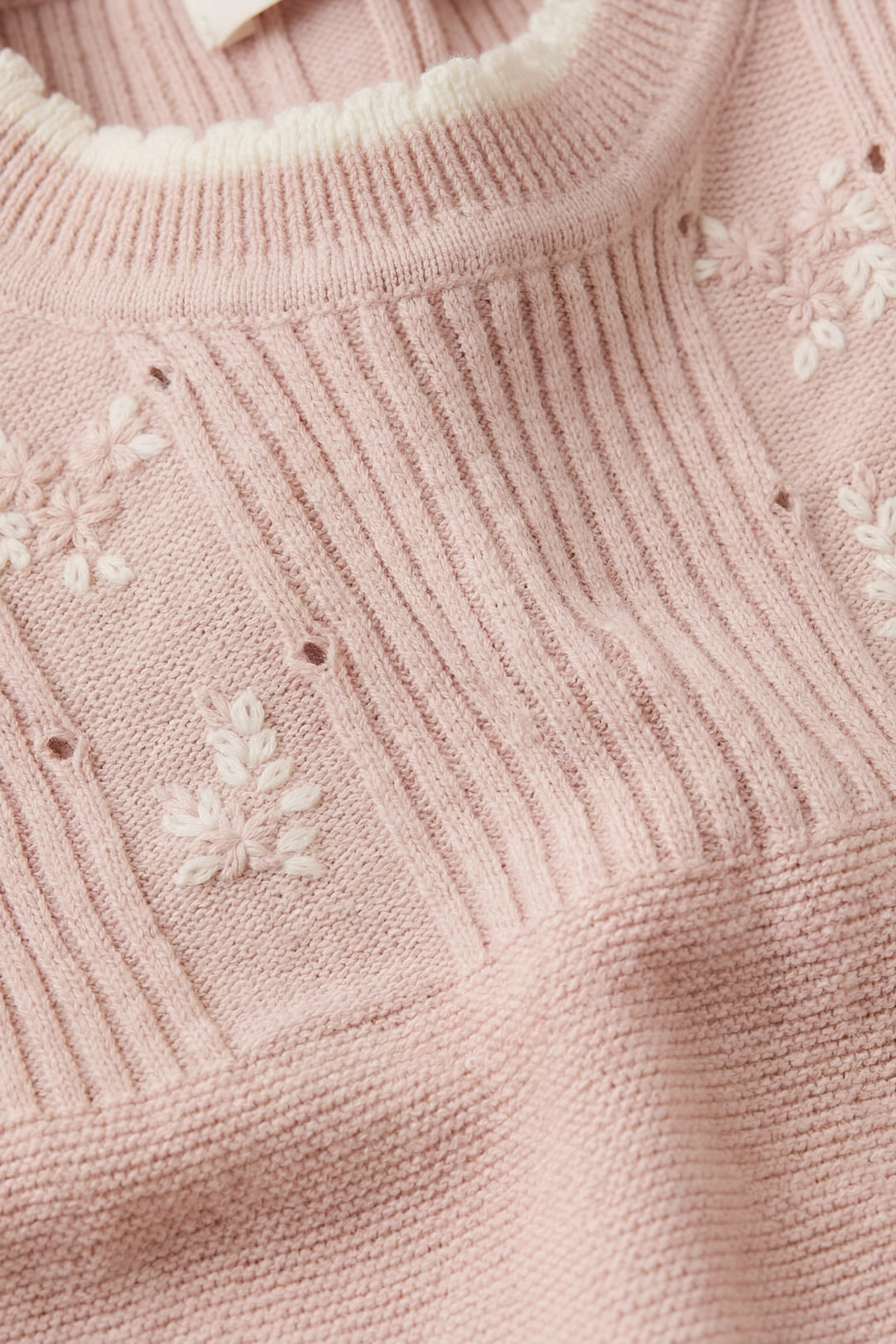 Jamie Kay Abbie Knitted Top - Sweetpea Marle Abbie Flower