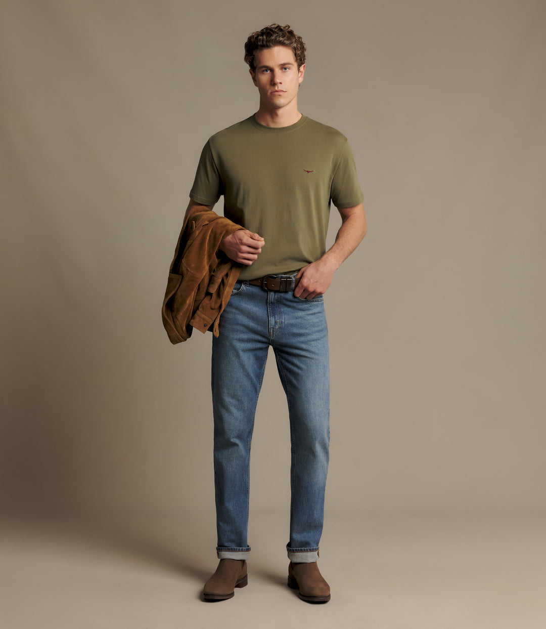 R.M.Williams Parson T-Shirt - Fatigue - view 2