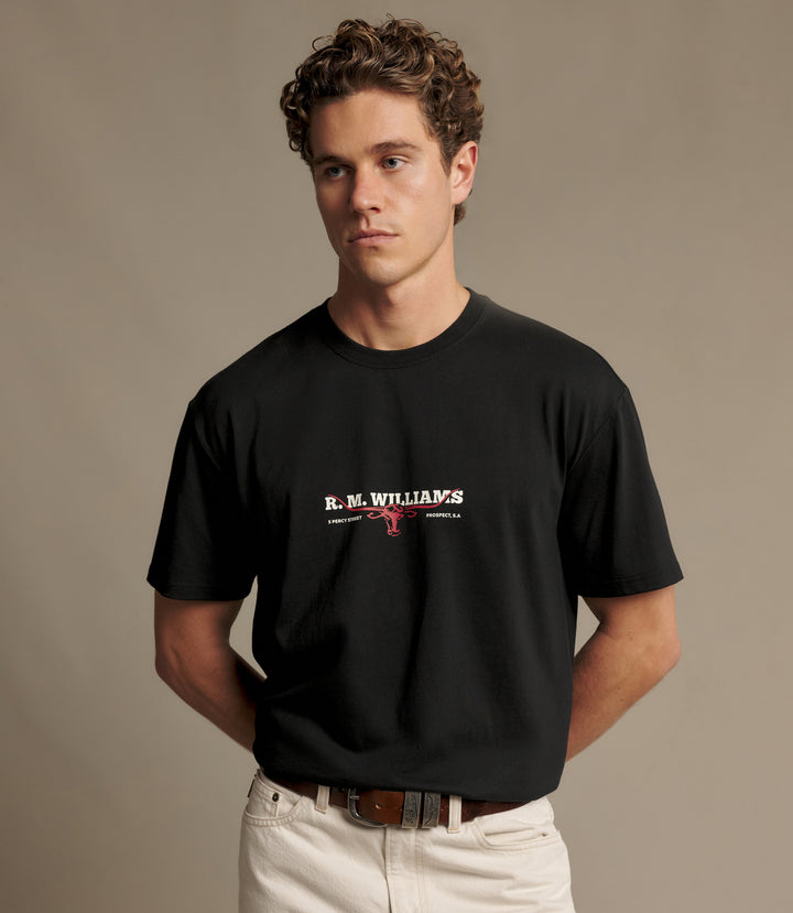 R.M.Williams Holt T-Shirt - Black - view 3