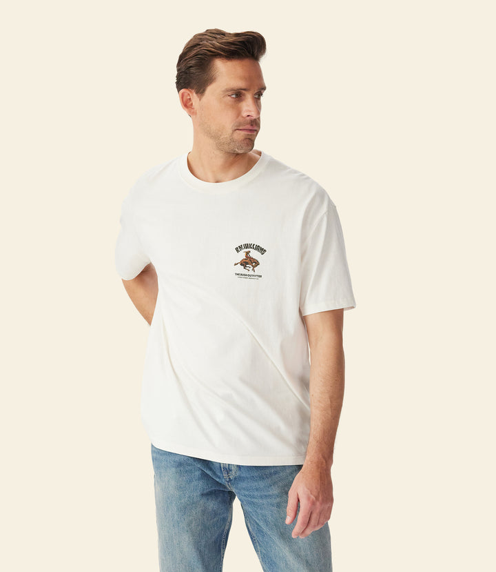 R.M.Williams Cloudbuster T-Shirt - White - view 4