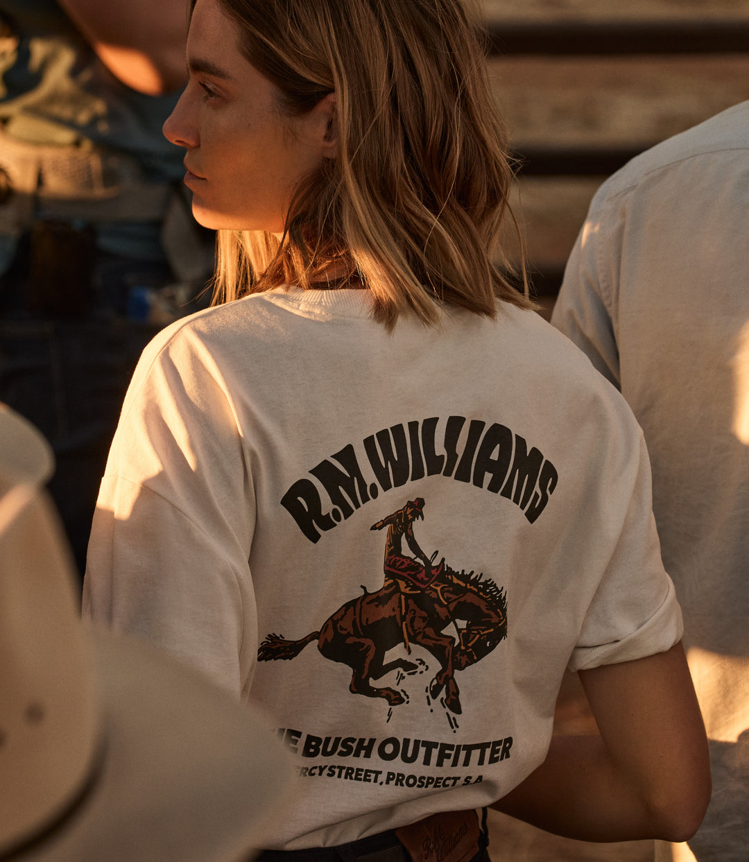 R.M.Williams Cloudbuster T-Shirt - White - view 3