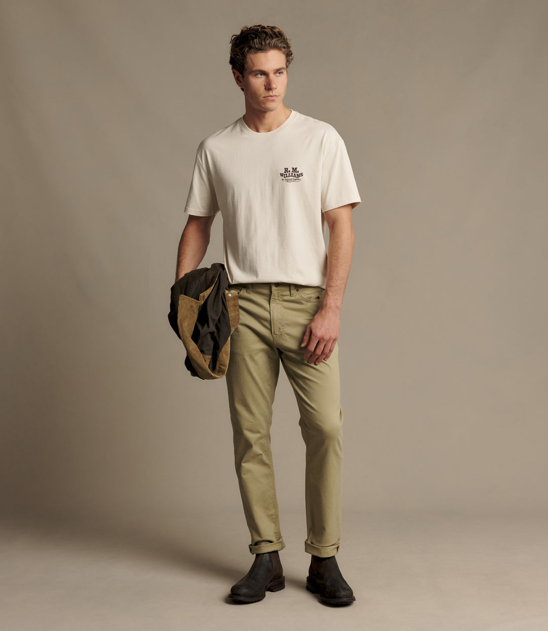 R.M.Williams Kandos T-Shirt - Ecru - view 2