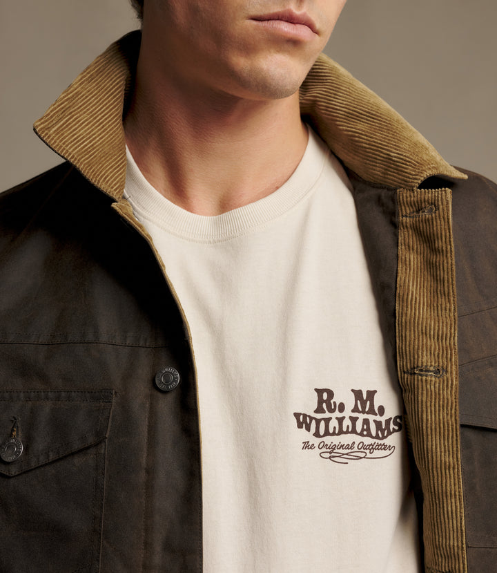 R.M.Williams Kandos T-Shirt - Ecru - view 4