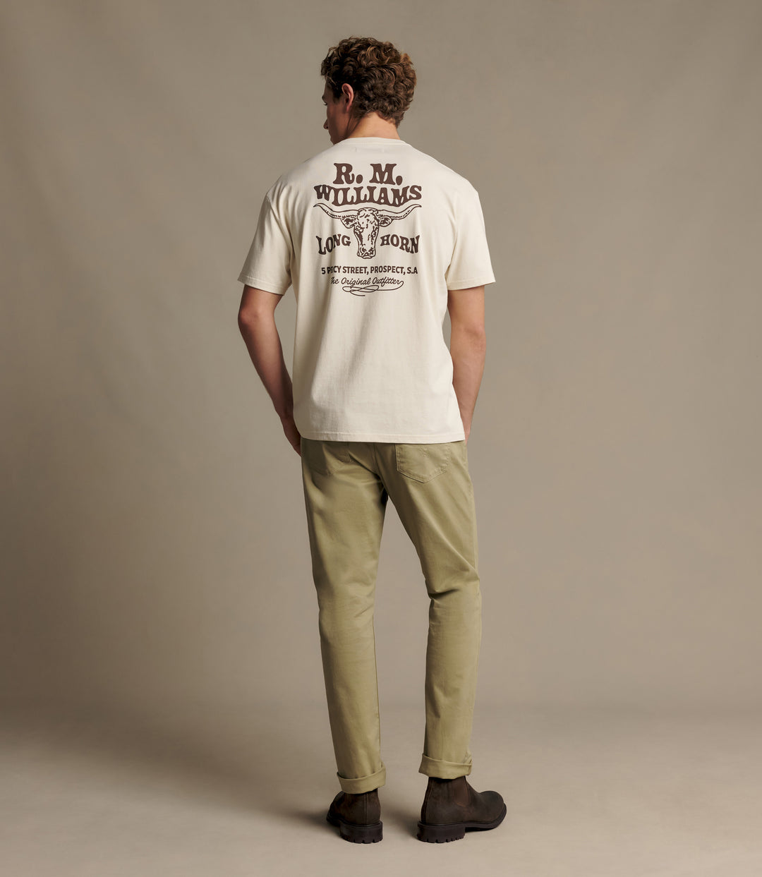 R.M.Williams Kandos T-Shirt - Ecru - view 5