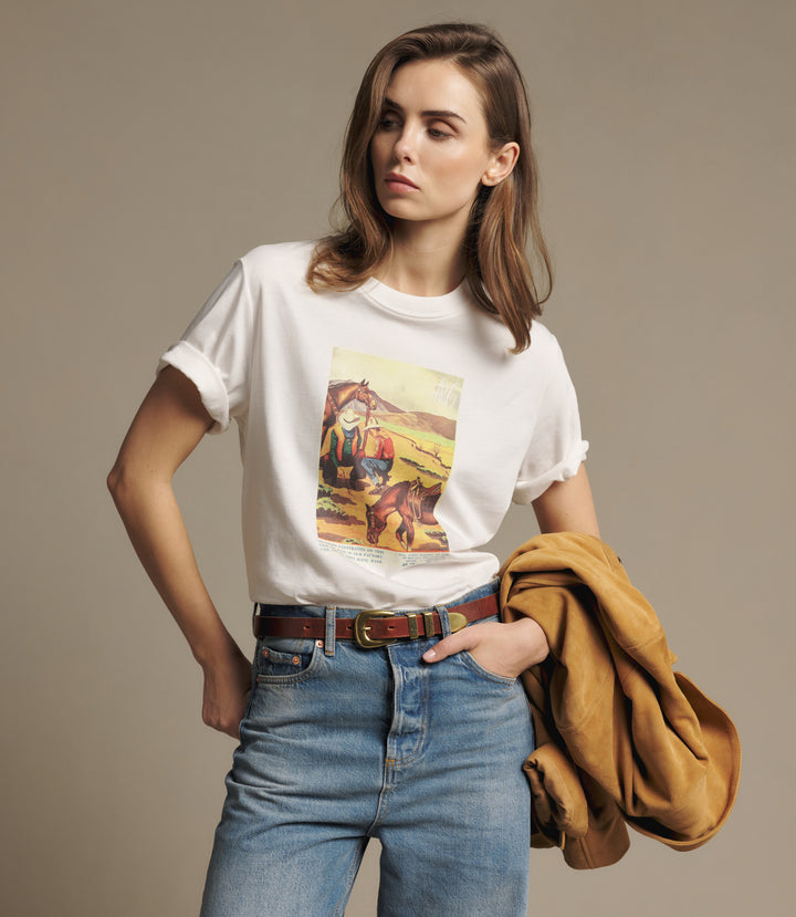 R.M.Williams Archive Advert T-Shirt - White - view 3