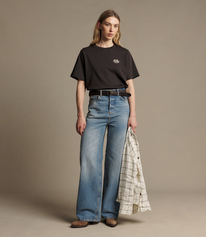 R.M.Williams Kandos T-Shirt - Dark Chocolate