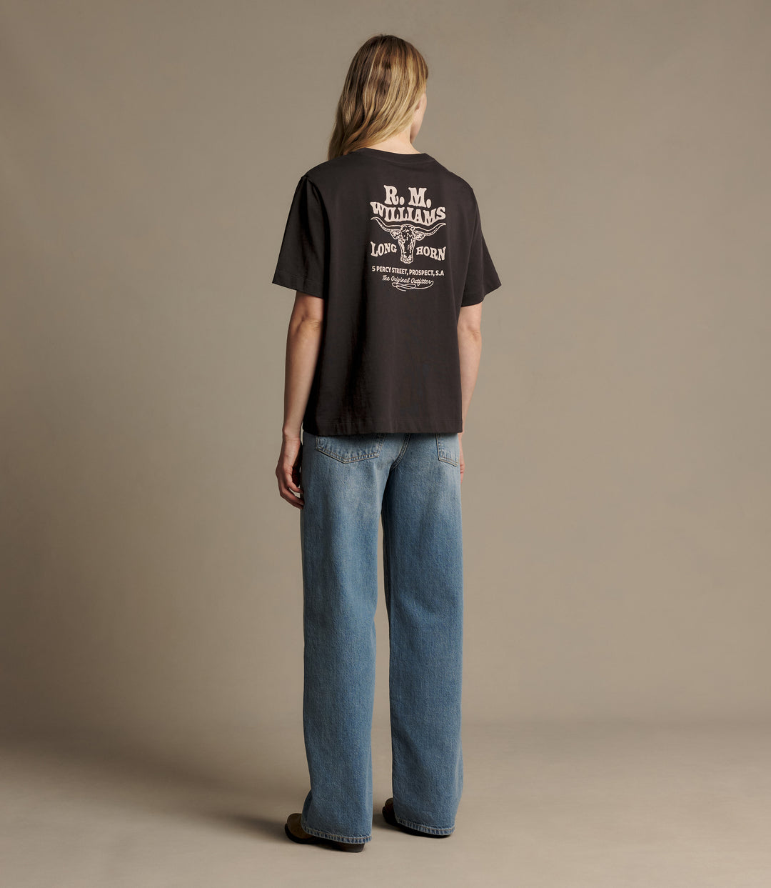 R.M.Williams Kandos T-Shirt - Dark Chocolate