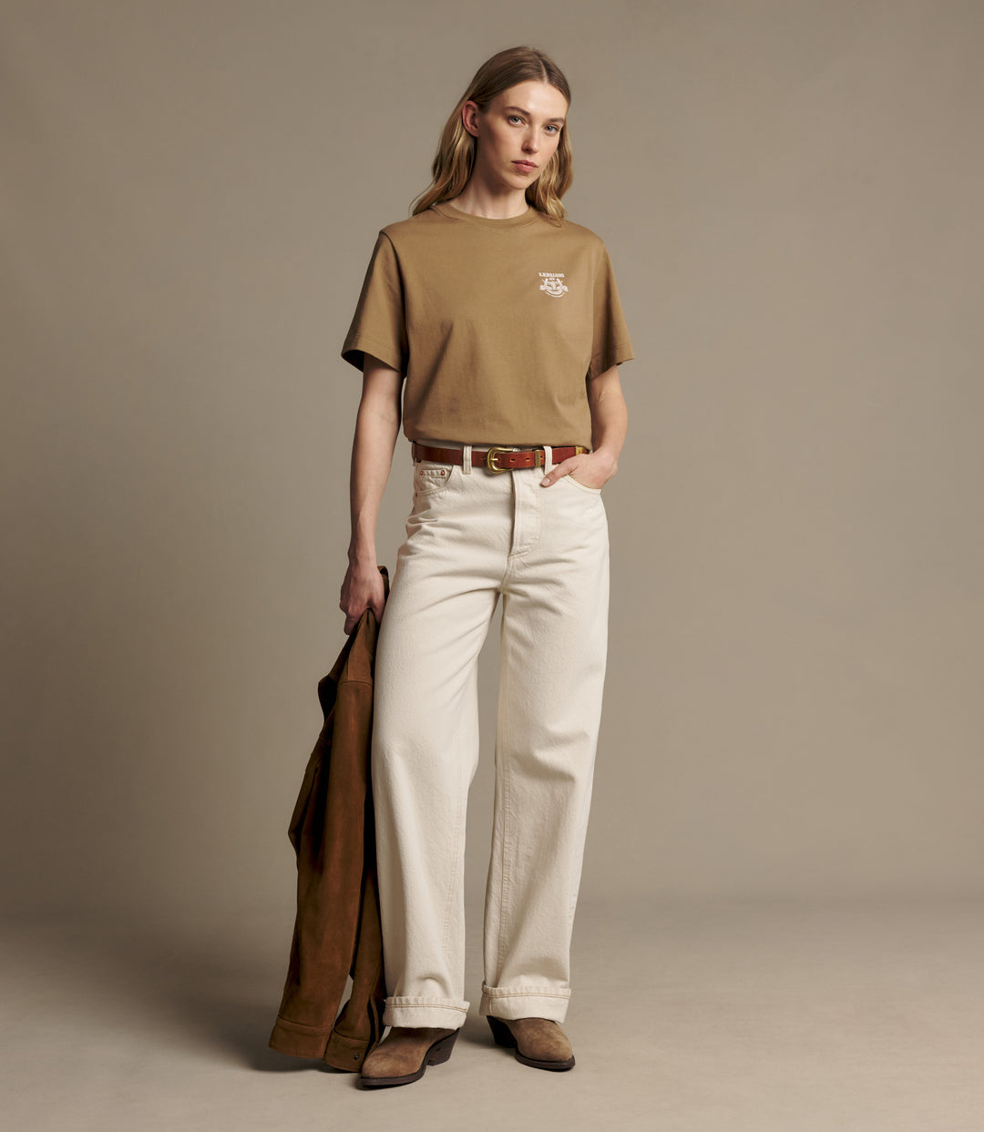 R.M.Williams Blyth T-Shirt - Dark Sand